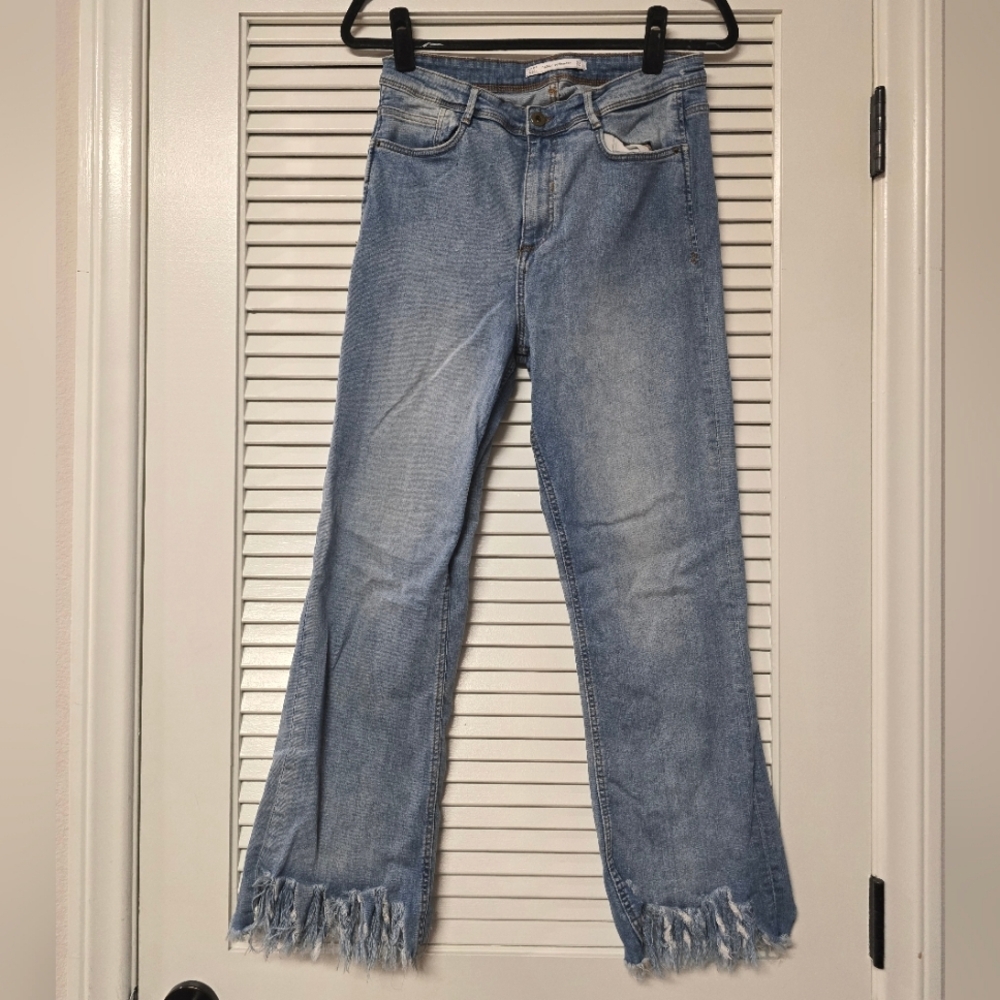 Zara - Bohemian Trafaluo Jeans With Pockets